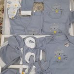 ست بیمارستانی 19تیکه 0تا 3ماه. جنس نخ