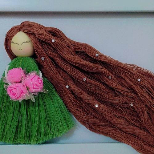 عروسک و گیفت مکرومه