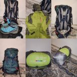 درود تعدادی وسایل کوهنوردی شامل کوله و کیسه خواب و کفش و کاپشن به فروش میرسد