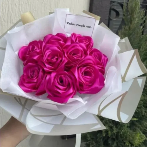 سفارش انواع گل رز روبانی