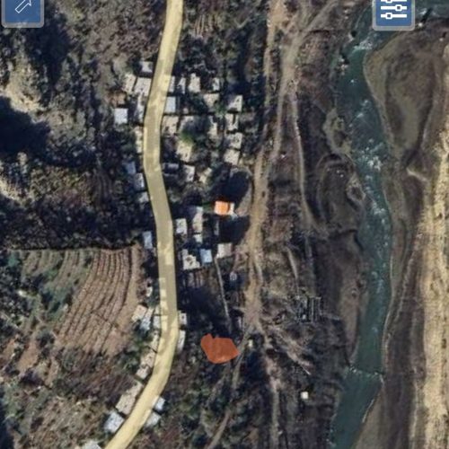 120متر زمین در روستای سلین هورامانات کناره دریاچه با بهترین ویو