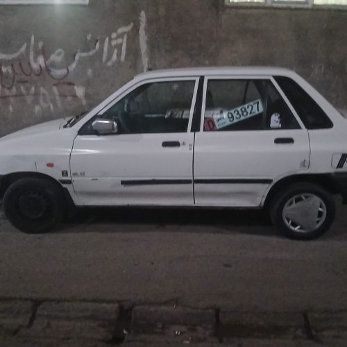 پراید مدل 87 بدون رنگ بدون تصادف