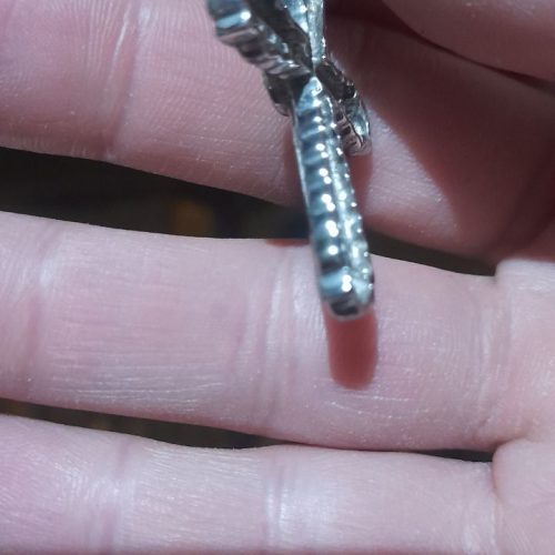 گردنبند صلیب نقره ایتالیایی