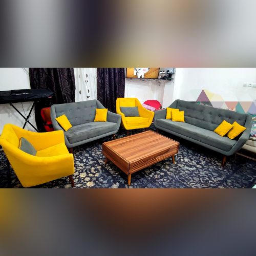 مبل 7 نفره سالم و تمیز