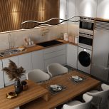 کابینت با طراحی حرفه ای