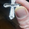 گردنبند صلیب نقره ایتالیایی
