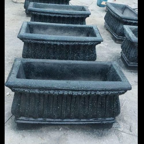 گلدان مستطیلی بتنی