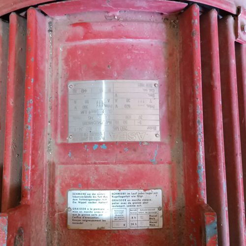 الکتروموتور مارک ASEA سوئد 50اسبی700دور برق نخورده