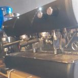 دستگاه اسپرسو ساز صنعتی دوگروپ و به همراه آسیاب دوزر دار و یخساز نیمه صنعتی