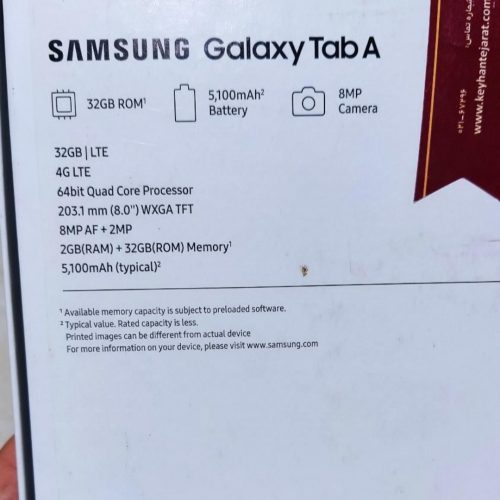 تبلت T295 سیم کارت 4G ساپورت، 8 اینچ