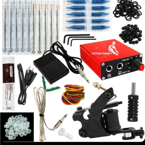 پک کامل دستگاه تاتو گان با دو دستگاه