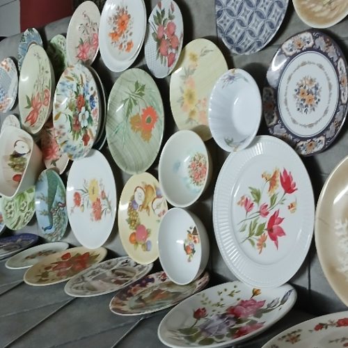 بشقاب و دیس ملامین قدیمی و ناب
