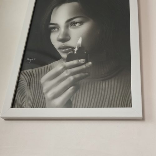 تابلو سیاه قلم فروشی(کار دست)