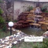 اجرای سنگ لاشه ورقه ای مالون دماوند