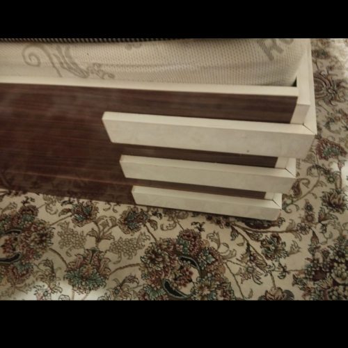 تخت دونفره با دوعدد زیر تختی بدون تشک