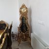 مبلمان نه نفره استیل و میز غذا خوری هشت نفره با میز عسلی ها کاملا سالم بهمراه ساعت استیل ایستاده و تابلو شام اخر و پرده چهار متری