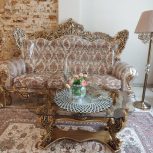 مبل استیل7 نفره همراه جلو مبلی