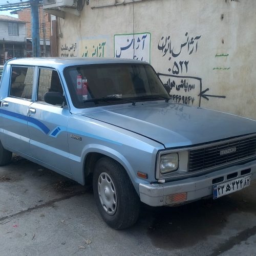 مزدا دوکابین آبی نقره