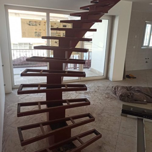 ساخت پله گردو اسپیرال