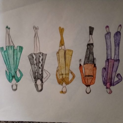 طراحی لباس و دو خت