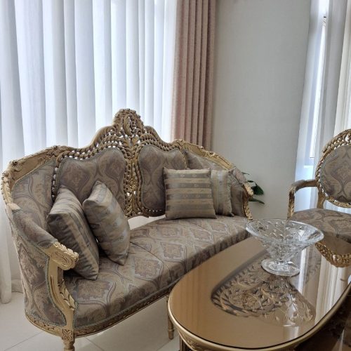 ست مبلمان 9 نفره با میز غذارخوری 10 نفره