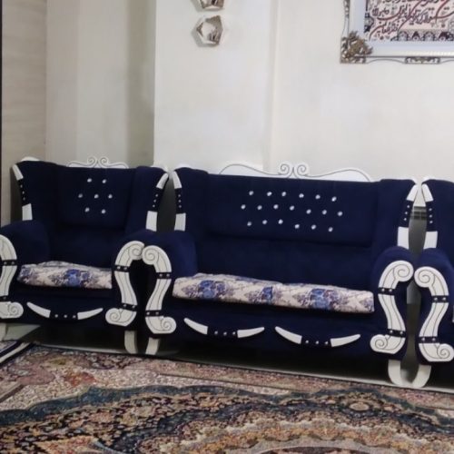 مبلمان 7نفره با یک میز و 4 عسلی