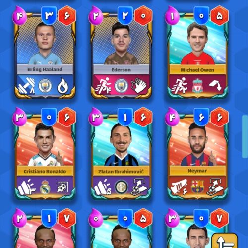 اکانت بازی کیمدی فوتبال با بهترین بازیکنان