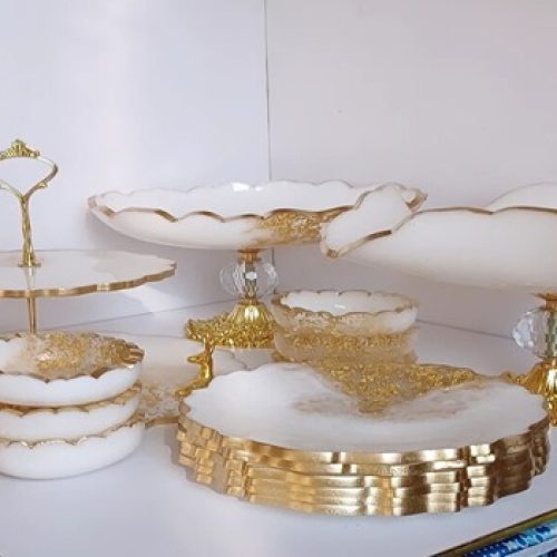 ظروف و ساعت دستیاز رزینی