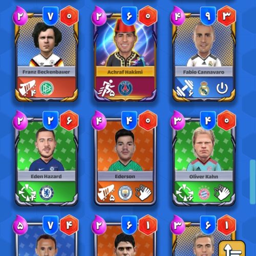 اکانت بازی کیمدی فوتبال با بهترین بازیکنان