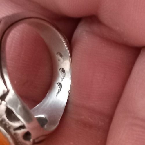 3عدد انگشتر فاخر و مهردار شناسنانه دار نقره