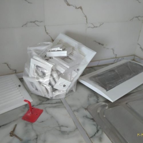 نقاشی ساختمان کناف درب و پنجره