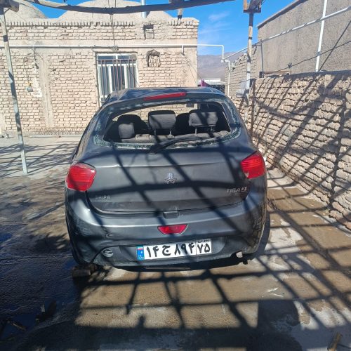 تیبا مدل 94 تصادفی