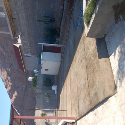 دیوار چینی سیمان  کاری  موزاییک