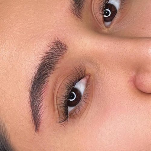 کراتینه مو با آرایش دائم صورت