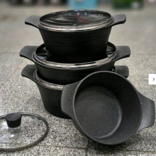 قابلمه چدن گرانیت 10 پارچه