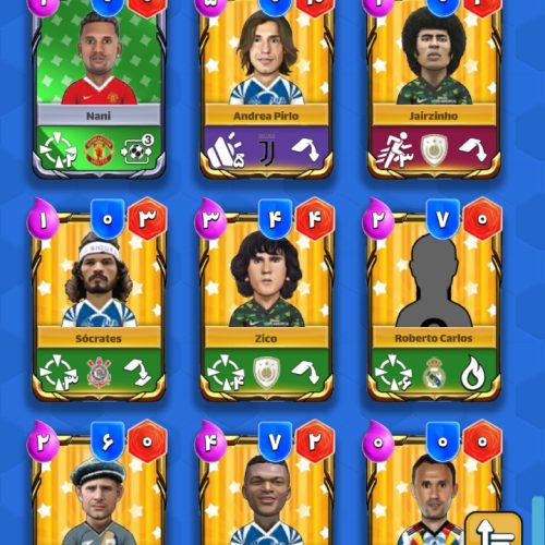 اکانت بازی کیمدی فوتبال با بهترین بازیکنان