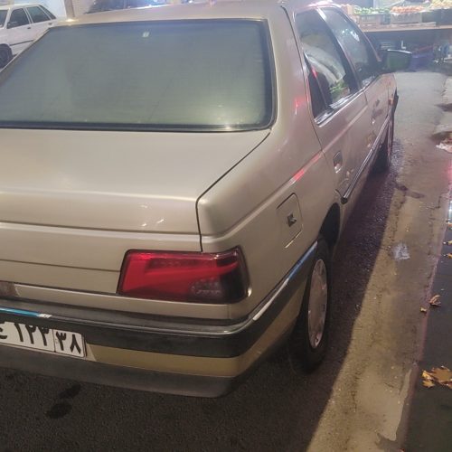 پژو405مدل87رنگ بژسفارشی داخل کرم