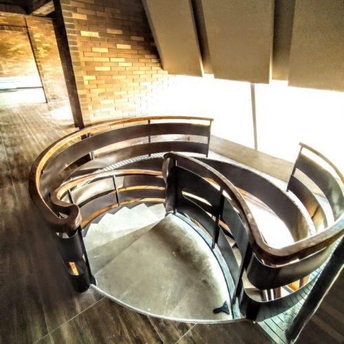 ساخت پله گردو اسپیرال