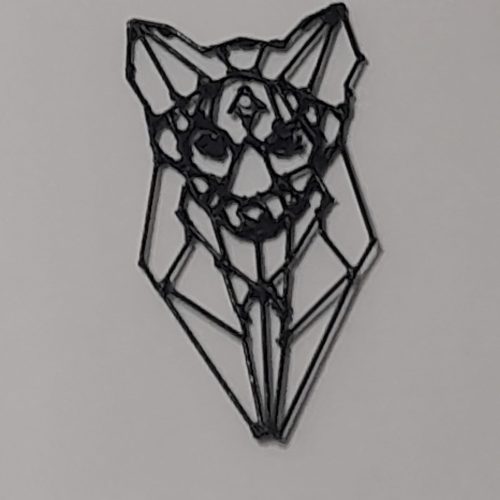 گرگ با جنس چوب سیاه