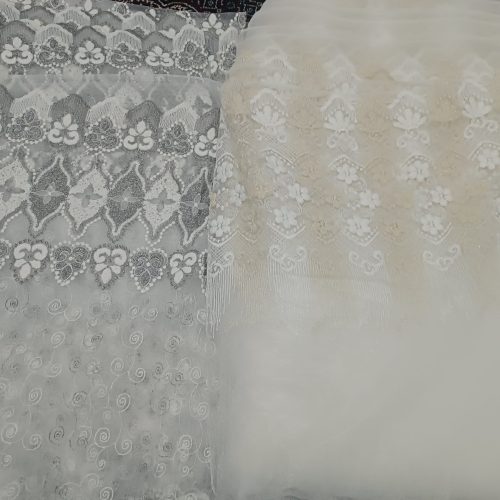 پرده سلطنتی توسی و کرمی گل دار