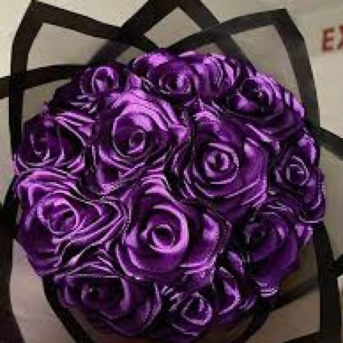 دسته گل روبانی و پروانه ای