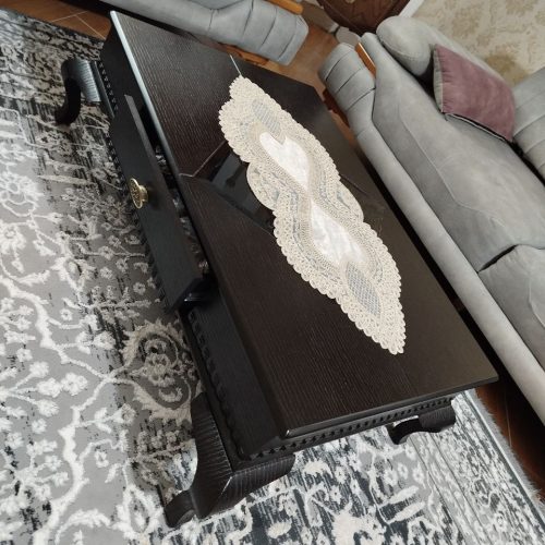 میز جلو مبلی کشودار با سه تا عسلی