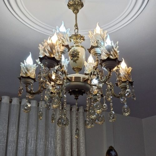 لوستر برنجی