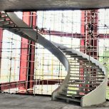 ساخت پله گردو اسپیرال