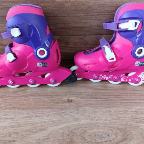 اسکیت رولر دخترانه فرانسوی اصل DECATHLON