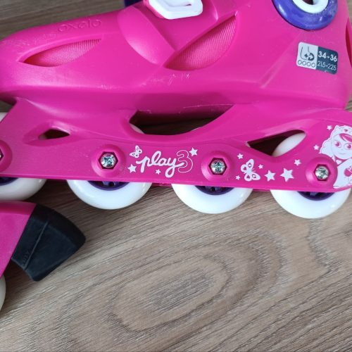 اسکیت رولر دخترانه فرانسوی اصل DECATHLON