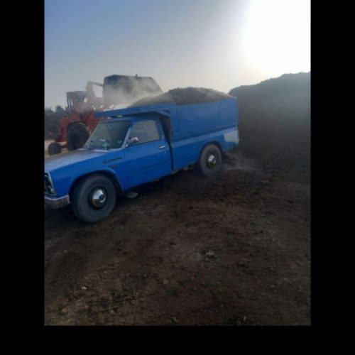 کود گاوی  خاک باغچه