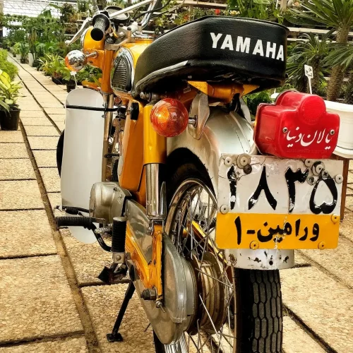 یاماها100طلایی ژاپن عطیقه کلکسیونی مدارک کامل.