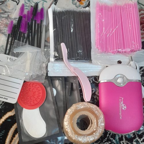 فروش تعدادی پالت مژه و وسایل لیفت وفروش سرمانکن