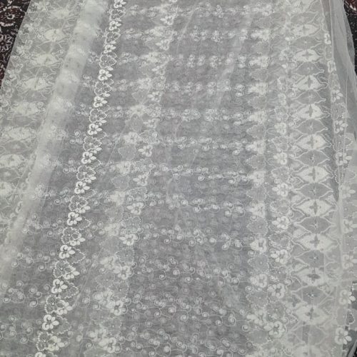 پرده سلطنتی توسی و کرمی گل دار